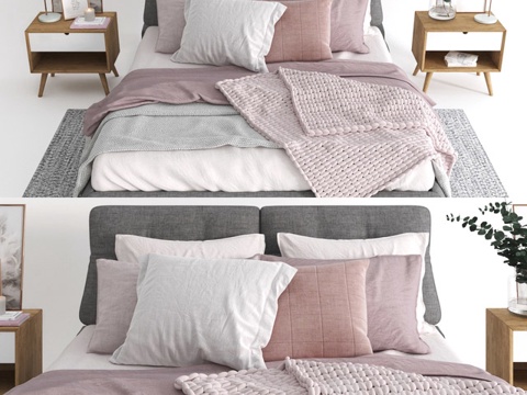 Modern Double Bed Double Bed Daughter Bed