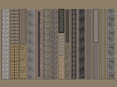 Chinese-style courtyard walkway pavement
