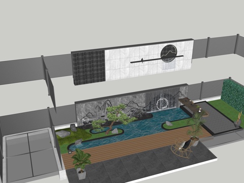 New Chinese Garden Villa