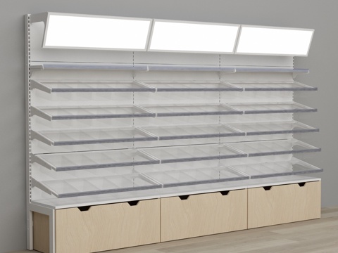 snack shop transparent box inclined light box shelf