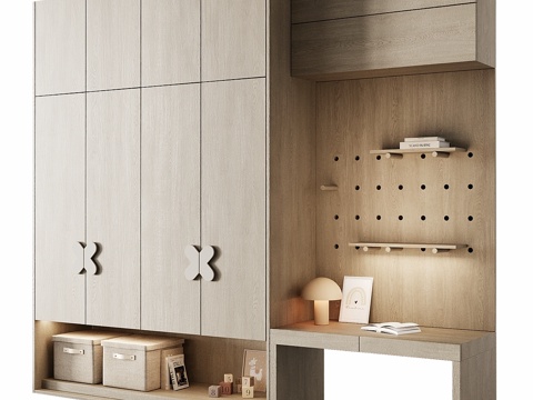 Children's wardrobe with filler 05
