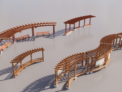 New Chinese Curved Landscape Gallery