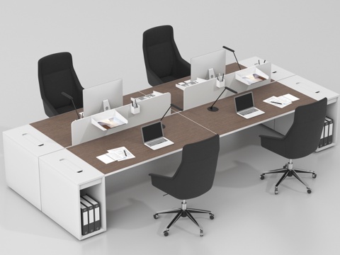 Office Table and Chair Post Staff Table