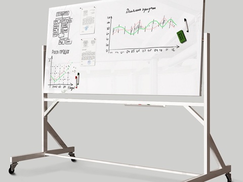 Askell Twirl Mobile Magnetic Whiteboard