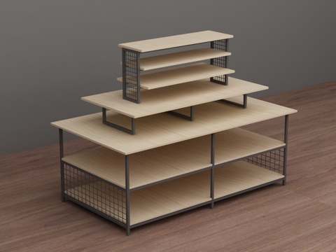 Supermarket stationery store jewelry store display shelf running water table
