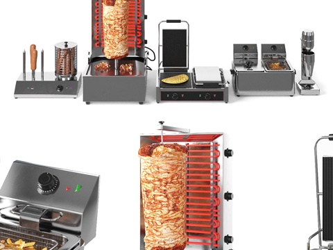 Rotary barbecue shop equipment