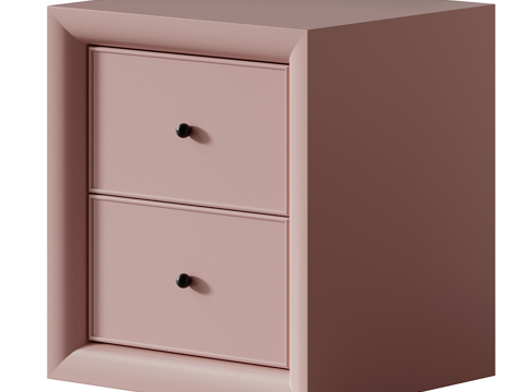 Modern Cream Style kids Bedside Cabinet