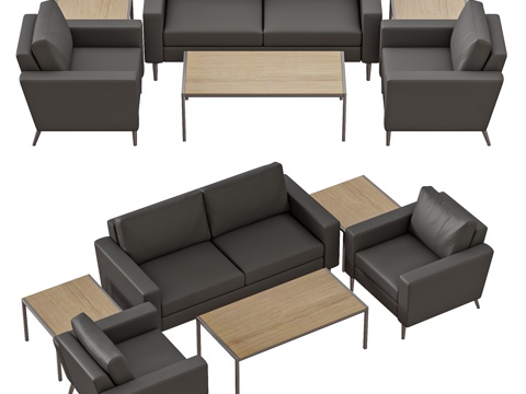 Modern Sofa Coffee Table Combination Office Sofa Reception Sofa Negotiation Sofa Sectional Sofa Rest