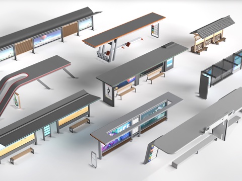 Modern Bus Station Bus Station Bus Station Station Canopy