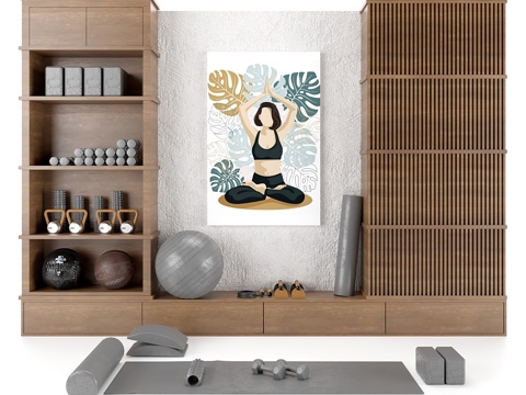 Home Gym Fitness Decoration suit 61