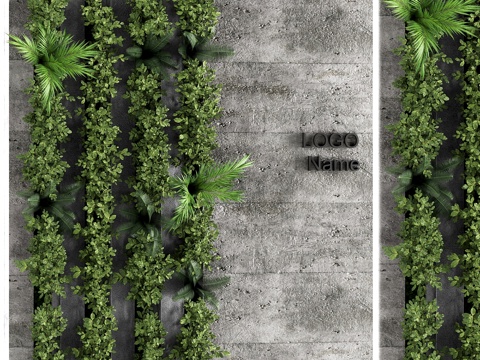 Concrete Wall Vertical Garden-suit 05