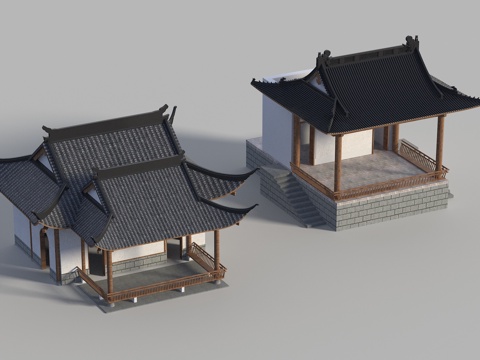 Chinese Stage, Ancient Architecture, Stage, Performance Stage, Ancient Architecture