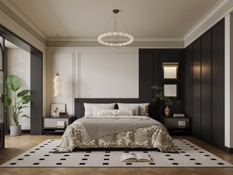 Middle French Bedroom