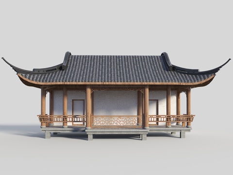 Chinese Stage, Ancient Architecture, Stage, Performance Stage, Ancient Architecture