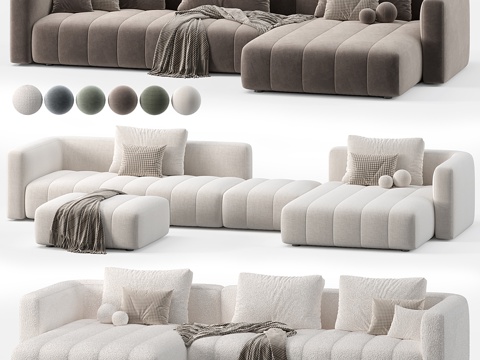 Modern Multiplayer Corner Sofa