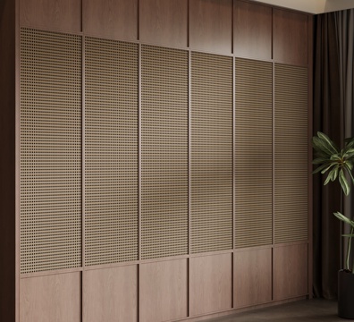 Modern Mid-century Style Wardrobe Finished Wardrobe Top Wardrobe