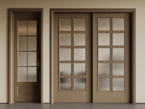 French single door bathroom glass door Changhong glass door glass sliding door