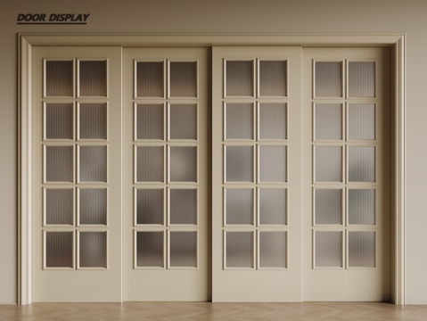 French glass sliding door Changhong glass door glass sliding door