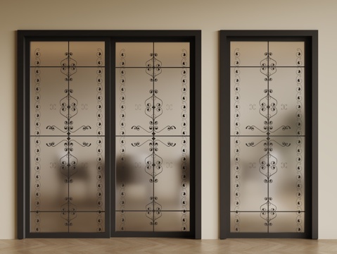 French glass sliding door Changhong glass door glass sliding door