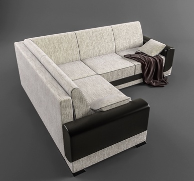 Nordic Fabric Sofa Corner Sofa Multiplayer Sofa