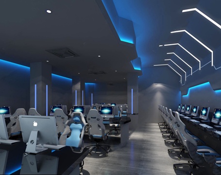Modern Internet Cafe Internet Cafe E-Sports Entertainment Internet Cafe Box Internet Cafe Apartments