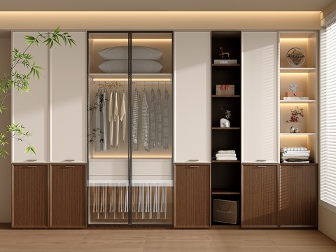 New Chinese Wardrobe Top Wardrobe Bedroom Wardrobe