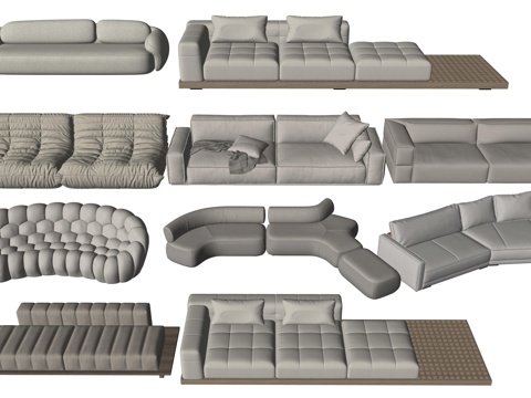 Modern Multiplayer Sofa