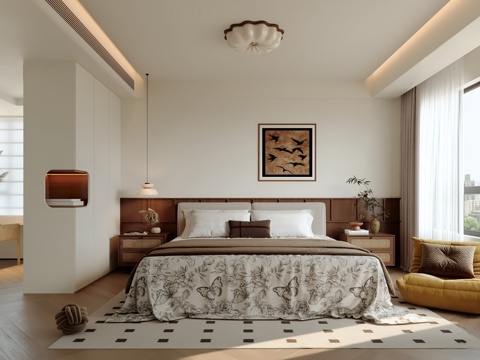 Modern Middle Ancient Master Bedroom Modern Mid-century Style Bedroom Second Bedroom Master Bedroom