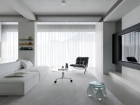 Minimalist Modern DiningRoom Black and White Grey Restaurant Small Apartment Restaurant Minimalist Restaurant Modern