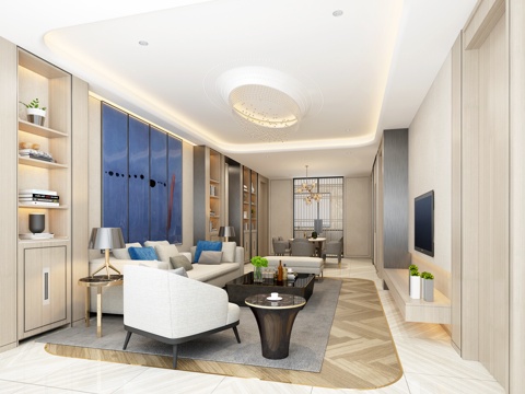 modern living room space