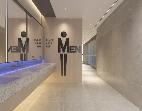 Toilet Public Toilet Men's Bathroom Modern Affordable Luxury Style Office