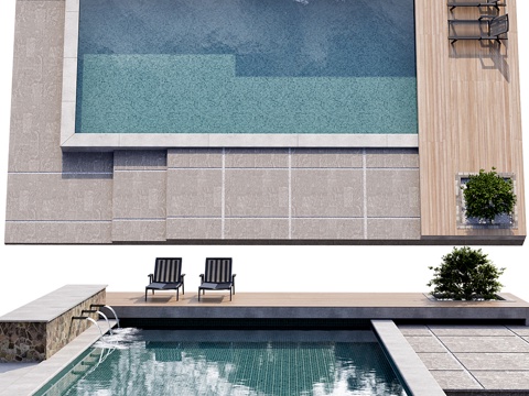 Modern Outdoor Natatorium