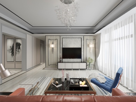 modern living room space