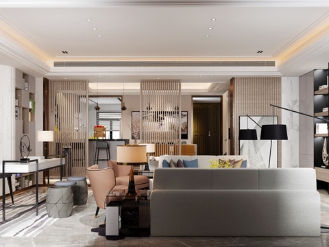 modern living room space