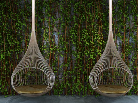 Modern Green Plant Wall Vine Hanging Basket
