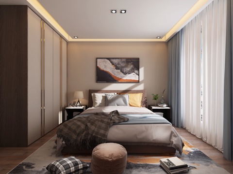 Modern Minimalist Bedroom