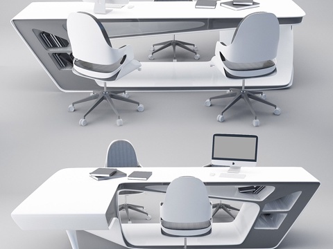Office desk and chair suit