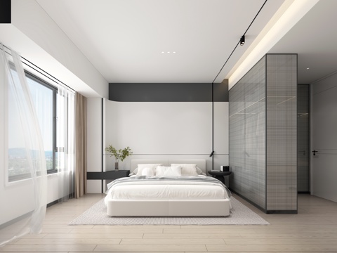 Modern Minimalist Home Bedroom