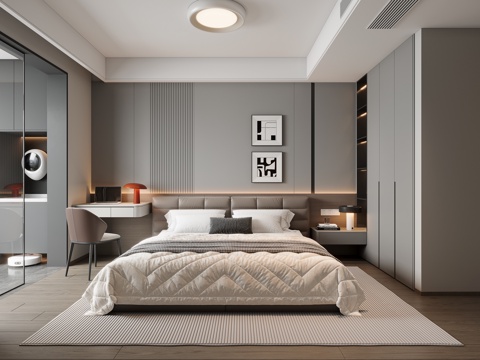 Modern Minimalist Bedroom