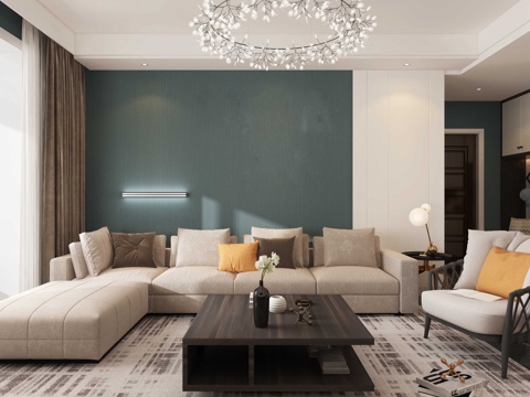 Modern Living Room Dining Room