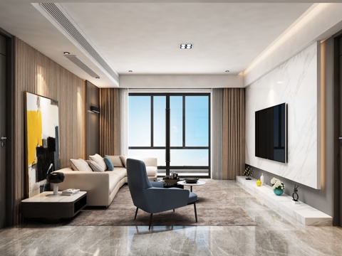 Modern Living Room Dining Room