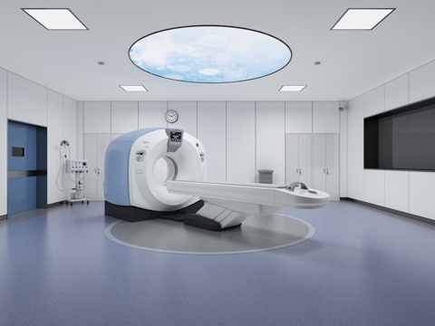 Modern CT Room Medical Devices