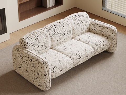 Modern cream style sofa Couch
