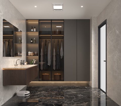 Modern Bathroom Glass Cabinet Italian Bathroom Cabinet Bathroom Mirror Bath Supplies Ornaments Bathroom Accessories