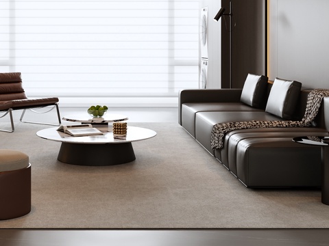 Italian Sofa Coffee Table Combination