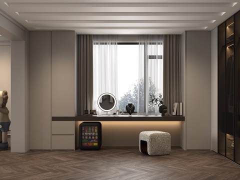 Modern Italian Cloakroom Glass Wardrobe Makeup Accessories Violence Bear Trendy Play Sculpture Italian Suspension