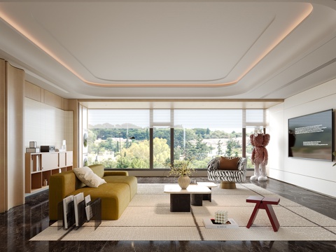 Modern Affordable Luxury Style High-end Residential Design Dark Grey ...
