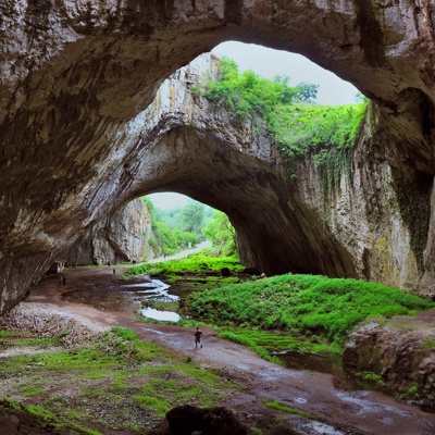 Natural Scenery of Stone Cave