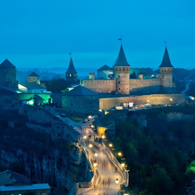 Castle night view