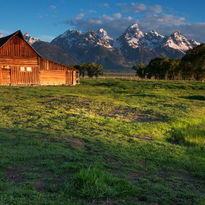 Farm Grassland Scenery